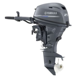 Get 25HP Outboard Yamaha F25 Motor, Standard Shaft
